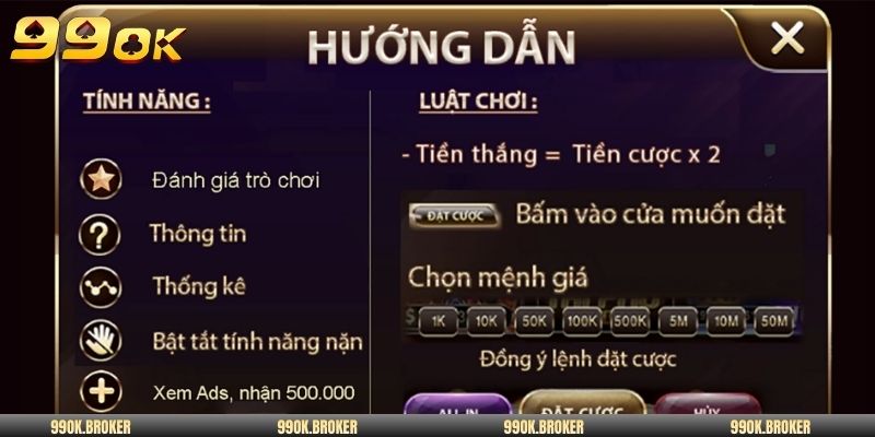 3 quy tắc cơ bản trong luật cược tài xỉu livestream