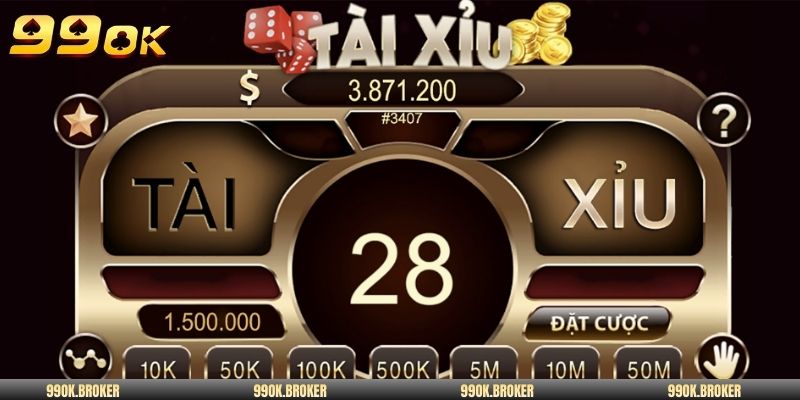 Tài xỉu trực tiếp là game ăn khách số 1